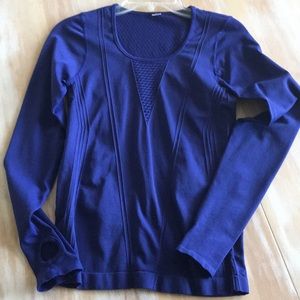 Purple LS workout top